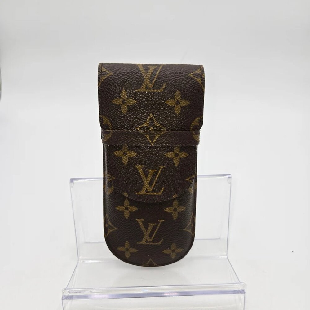Louis Vuitton Monogram Etui Stylos Case (pens, readers/glasses, cigars fit) - Picture 2 of 16